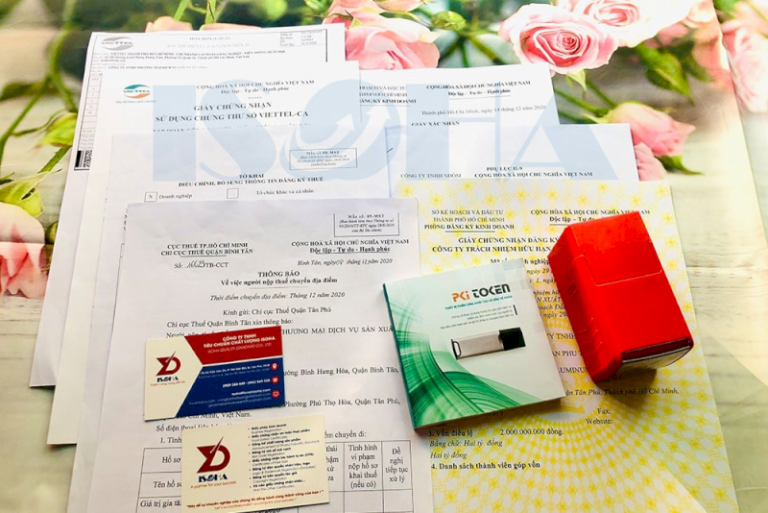Dịch vụ thay đổi địa chỉ công ty chỉ từ 340.000đ