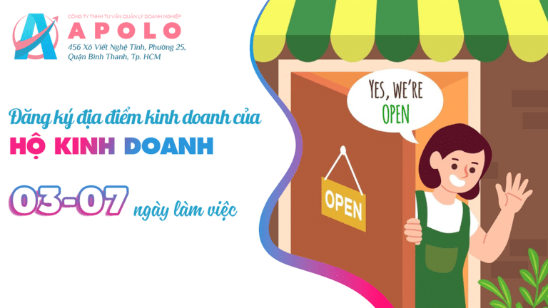 Đăng ký địa điểm kinh doanh cho hộ kinh doanh