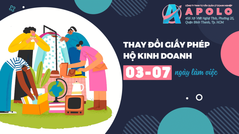 Thủ tục thay đổi giấy phép hộ kinh doanh mới nhất