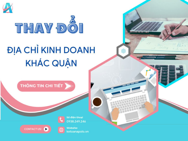 Thủ tục thay đổi địa chỉ công ty khác quận nhanh chóng