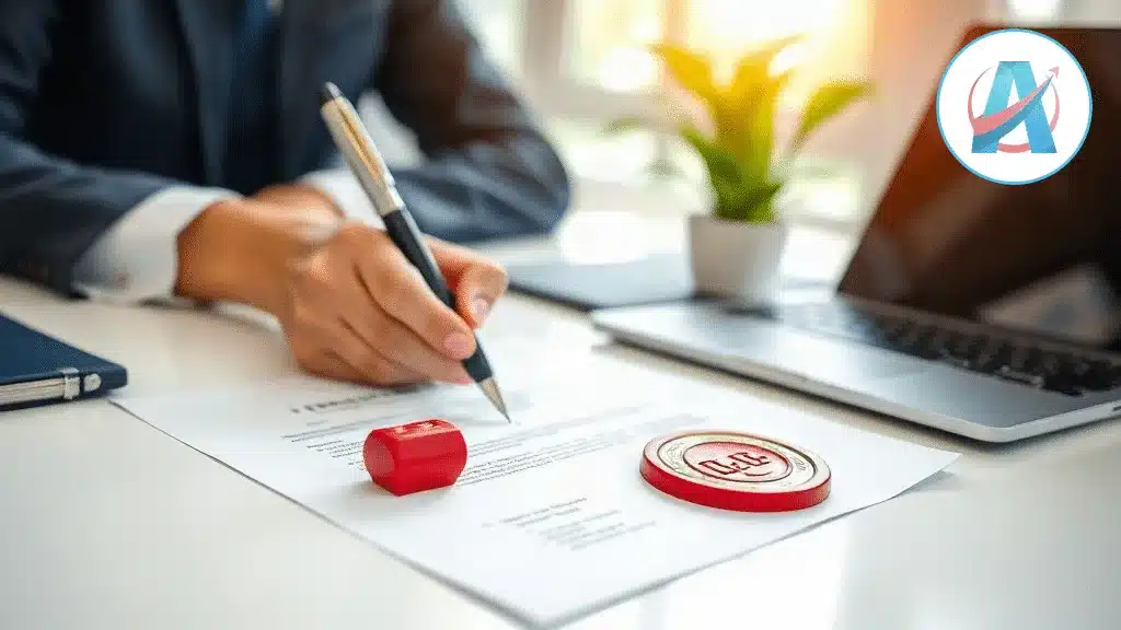 Ký hồ sơ thay đổi giấy phép kinh doanh có đóng dấu công ty – dịch vụ Kế Toán Apolo